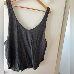 Lulu lemon dark grey loose tank